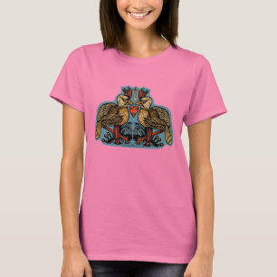 Camisa do amor do pássaro