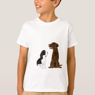 Camisa do Anel-Springer Spaniel e Chocolate