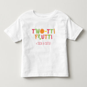 Camisa do aniversário da criança de Two-tti Frut