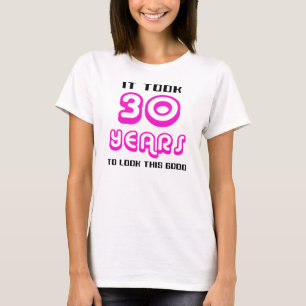 Camisa do aniversário de 30 anos