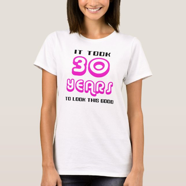 Camisa do aniversário de 30 anos (Frente)