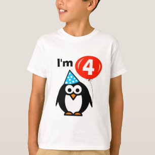 Camisa do aniversário dos miúdos 4o para a crian