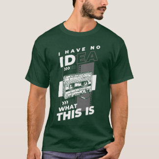 Camisa do ano da fita cassete Música Hits lendário