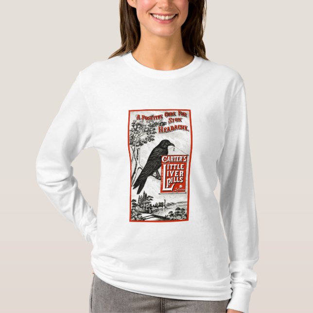 Camisa do anúncio T dos comprimidos do fígado de (Frente)