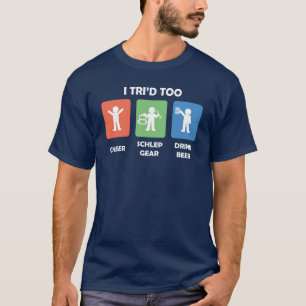 Camisa do apoiador Triathlete