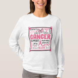 Camisa do apoio ao cancer de mama