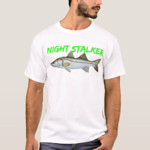 camisa do assediador t da noite da pesca da senuca