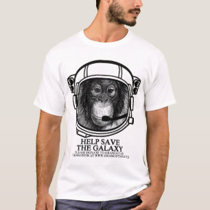 Camisa do astronauta do orangotango