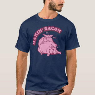 Camisa do bacon T do fazer de Makin