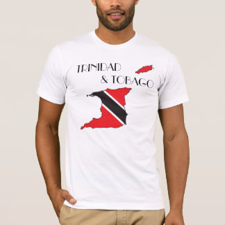 Camisa do Bandeira-Mapa de Trinidad and Tobago