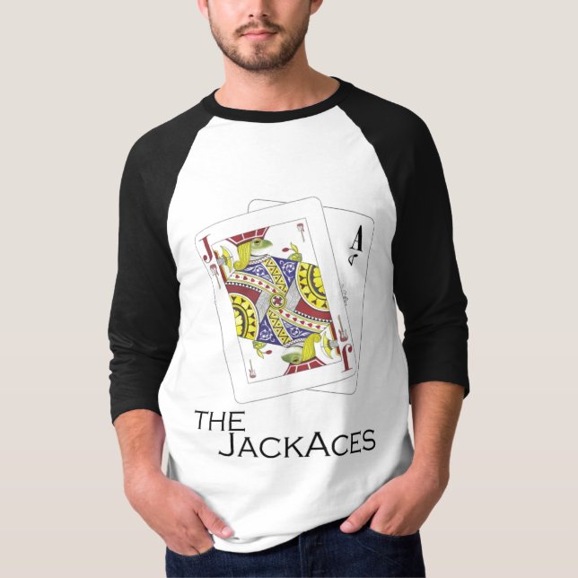 Camisa do basebol de JackAces (Frente)