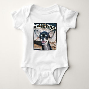 Camisa do bebê da chihuahua