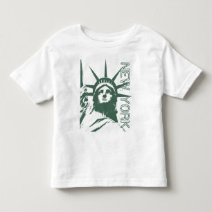 Camisa do bebê da estátua da liberdade do bebê 