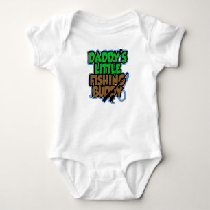 Camisa do bebê do amigo da pesca de Daddys