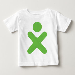 Camisa do bebê do logotipo de XO