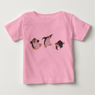 Camisa do bebê do pinguim