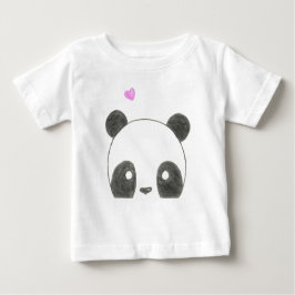 Camisa do bebê do urso de panda