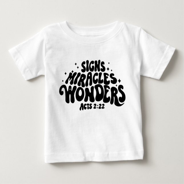 Camisa do bebê milagre (Frente)