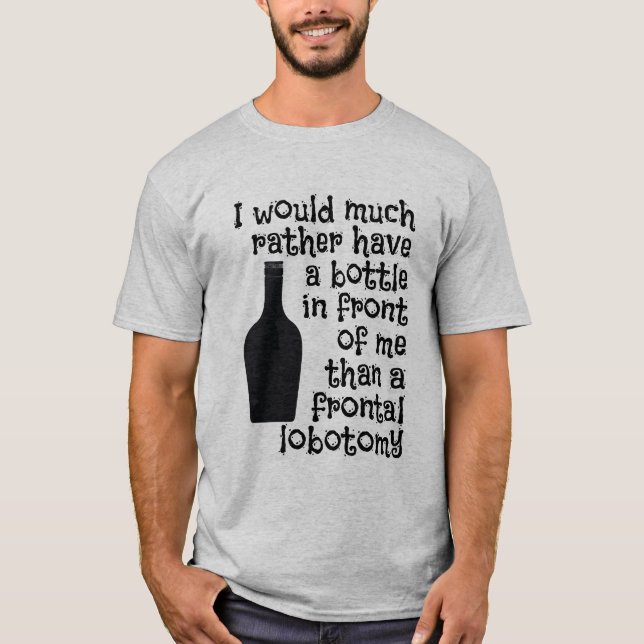 Camisa do bebendo - escolha estilo e cor (Frente)