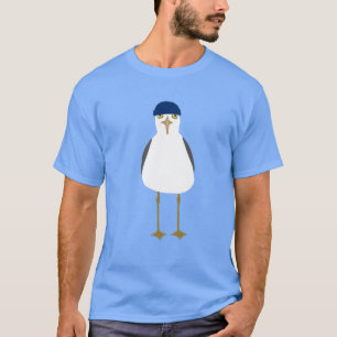 Camisa do bobo de gaivota