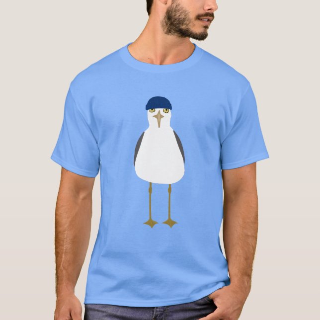 Camisa do bobo de gaivota (Frente)