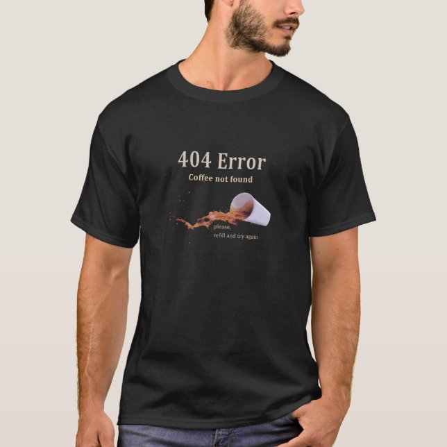 Camisa do café 404 (Frente)