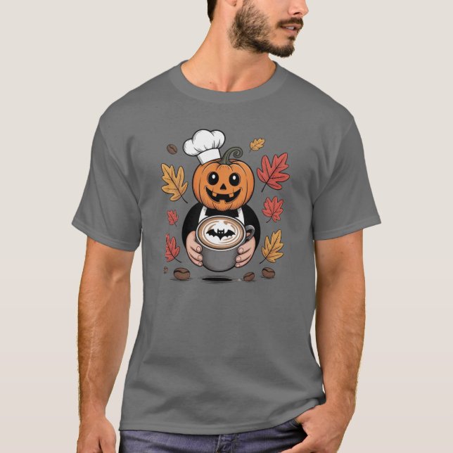 Camisa do café do Halloween Lover (Frente)
