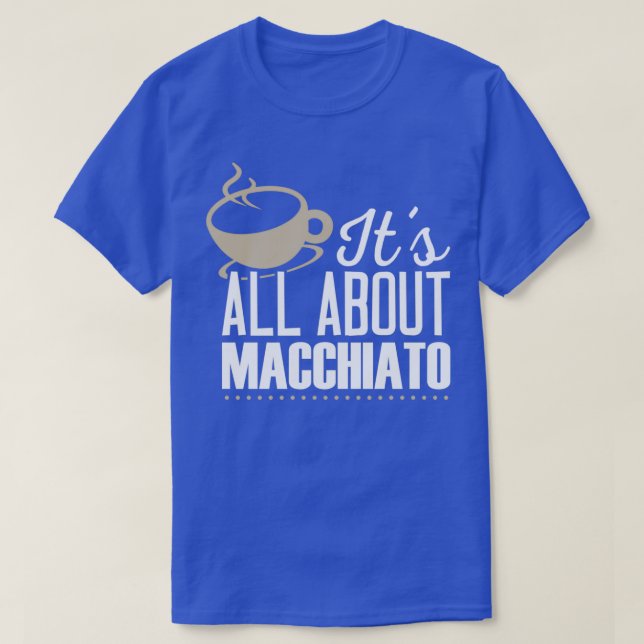 Camisa do café Macchiato (Frente do Design)
