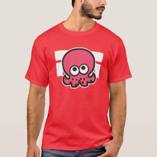 Camisa do calamar de Splatoon com do design parte