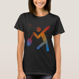 Camisa do Campeão de Badminton do Jogador Presente