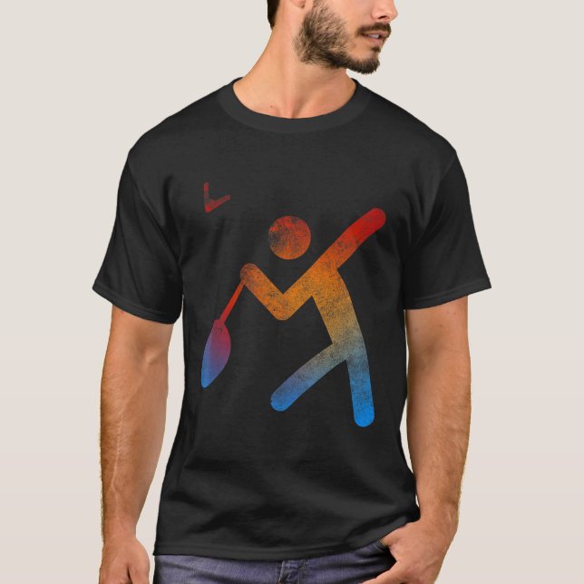 Camisa do Campeão de Badminton do Jogador Presente (Frente)