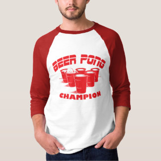 Camisa do campeão de Pong da cerveja