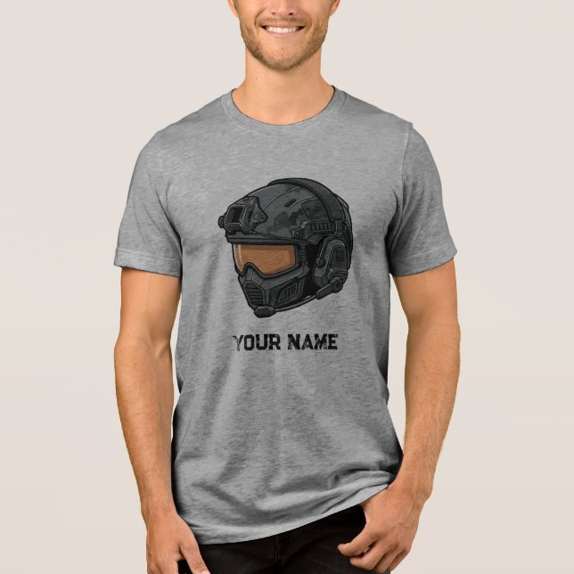 Camisa do Capacete de Gamer Tático (Frente)