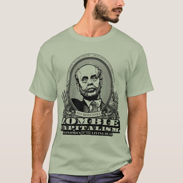 Camisa do capitalismo do zombi (Frente)