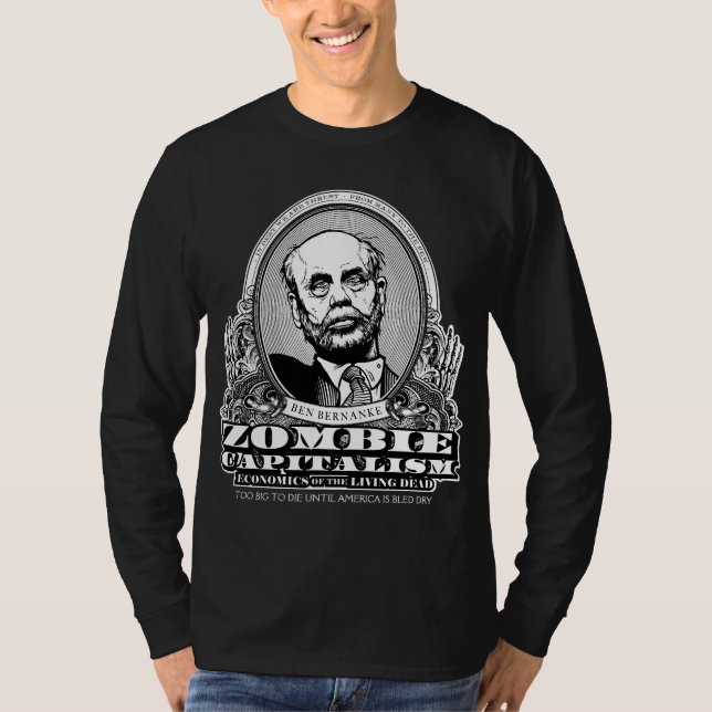 Camisa do capitalismo do zombi (Frente)