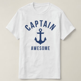 Camisa do Capitão do Barco Engraçado e Hilário