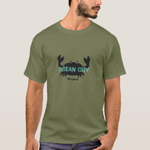 Camisa do caranguejo T de Maryland da cidade do