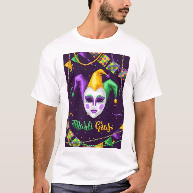 Camisa do Carnaval Mardi Gras (Frente)