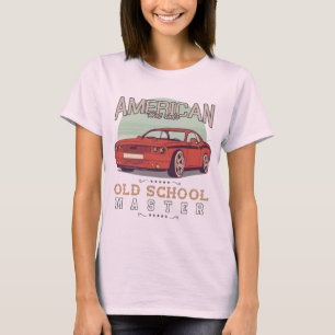 Camisa do carro vintage Presente de Vintagem Ret