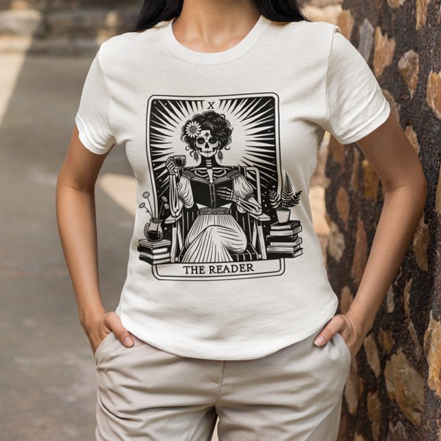 Camisa Do Cartão Tarot Do Leitor - Tampa Mística D (Criador carregado)