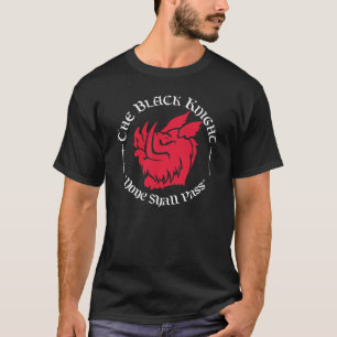 Camisa do cavaleiro preto T