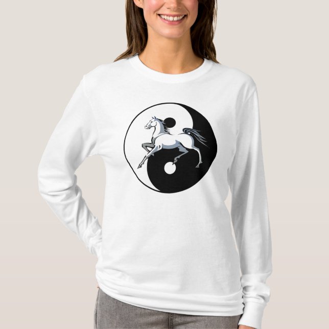 Camisa do cavalo de Yin Yang (Frente)