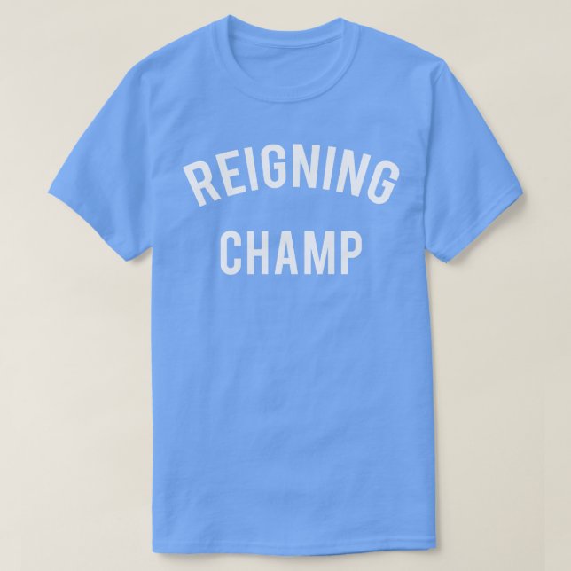 Camisa do Champ reinante (Frente do Design)