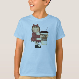 Camisa do chocolate quente T dos miúdos
