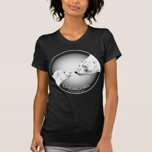 Camisa do Churchill das mulheres da parte superior