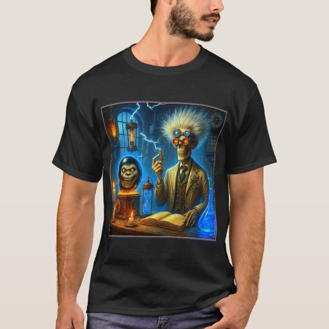 CAMISA DO CIENTISTA MALUCO #3 DA SÉRIE (Frente)