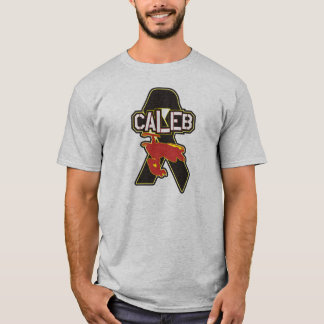 Camisa do cinza do tributo de Caleb Moore