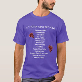 Camisa do clássico das regiões do vinho de Sonoma