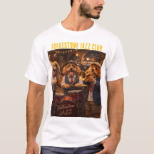 Camisa do Clube de Jazz Cockapoo Folkestone Presen