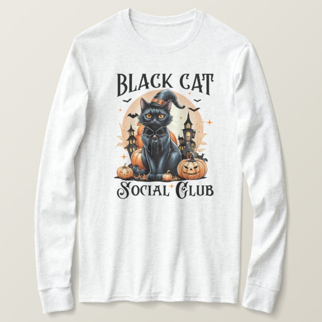 Camisa do Clube Social de Gato Negro (Frente do Design)